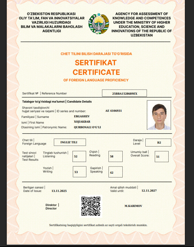 25BBA1528689EX sertifikati