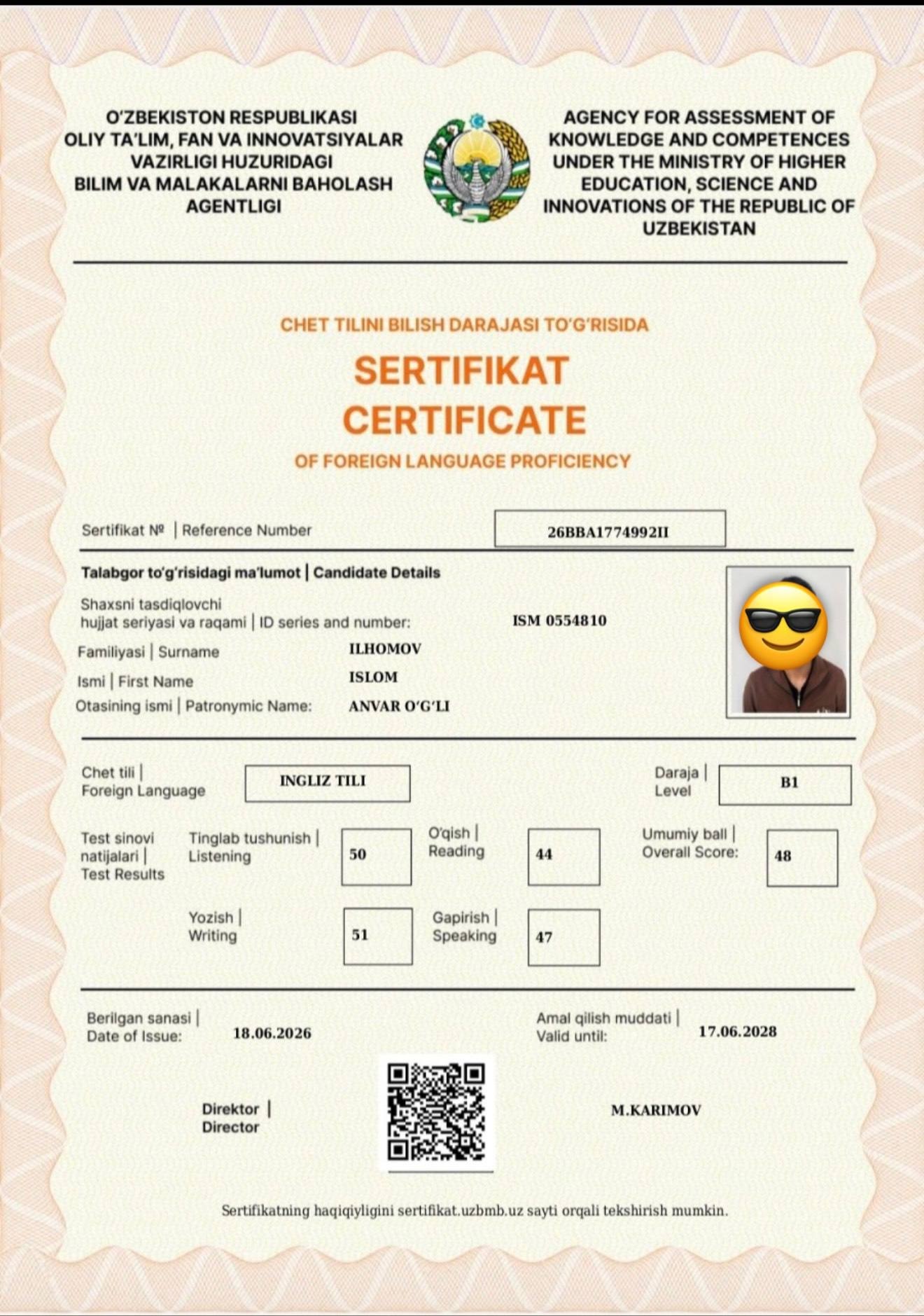 26BBA1774992II sertifikati